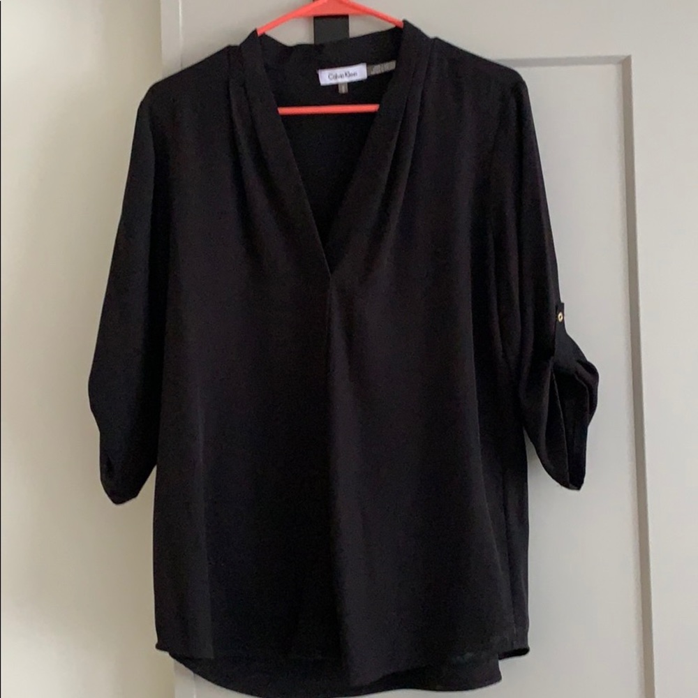 Calvin Klein mid sleeve dress shirt